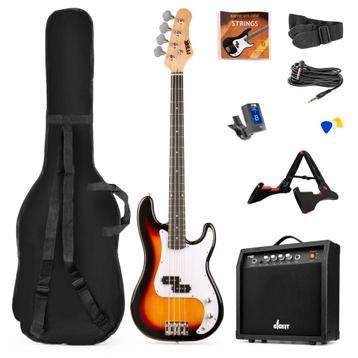Retourdeal - Max Gigkit Basgitaar met 40 Watt versterker - beschikbaar voor biedingen