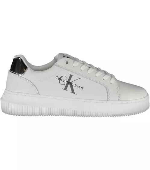 -15% Calvin Klein  Calvin Klein Zwarte chique sneakers met c, Kleding | Dames, Schoenen, Wit, Nieuw, Verzenden