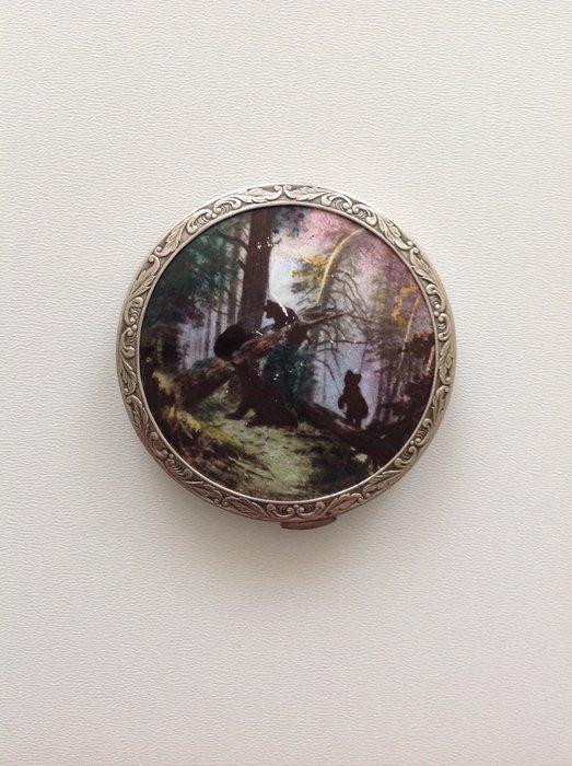 Doos - Zilver - Russisch antiekzilver., Antiek en Kunst, Antiek | Goud en Zilver