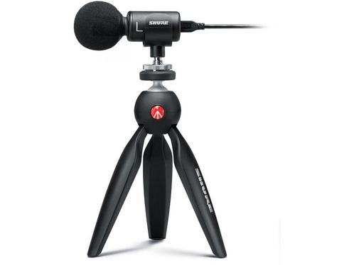 Shure MV88+ - Camera microfoon - Professioneel stereo geluid, Huis en Inrichting, Woonaccessoires | Overige, Zo goed als nieuw