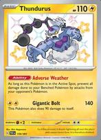 Thundurus 139/091 Paldean Fates, Hobby en Vrije tijd, Ophalen of Verzenden, Nieuw, Losse kaart, Foil