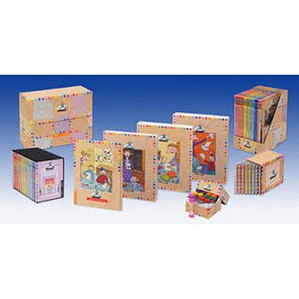 Estafette Lezen (2001) opbergdoos met 8 audio CDs, Boeken, Schoolboeken, Nieuw, Verzenden