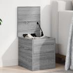 vidaXL Opbergbox 30x35x35 cm bewerkt hout grijs sonoma, Huis en Inrichting, Woonaccessoires | Kisten, Verzenden, Nieuw