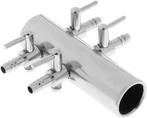 RVS luchtverdeler 20mm met 4 uitgangen 4mm (Luchtverdelers), Tuin en Terras, Vijver-toebehoren, Ophalen of Verzenden, Nieuw, Overige typen