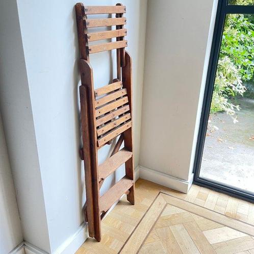 Trapje - Library steps - Vurenhout, Antiek en Kunst, Curiosa en Brocante