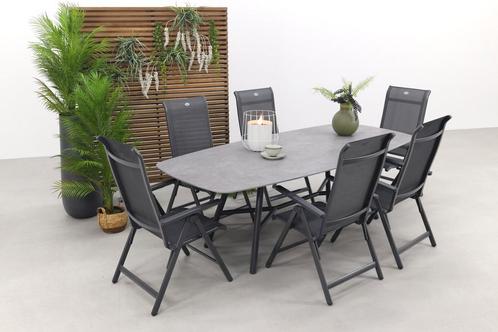 Hartman Milaan/Benevento 240x110 cm. - Deens ovale tuinset, Tuin en Terras, Tuinsets en Loungesets, Tuinset, Nieuw, Overige materialen
