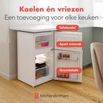 2dekans | KitchenBrothers Koelkast - 61L Koelvak - 24L, Ophalen of Verzenden, Gebruikt