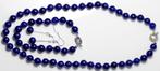 Nobele Blauwe Lapis Lazuli - Ketting, Armband, Oorbellen -
