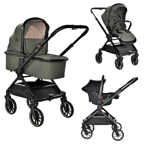 Lorelli Reya Green 3-in-1 Kinderwagen incl. Autostoel, Kinderen en Baby's, Kinderwagens en Combinaties, Nieuw, Verzenden