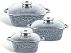 Veiling - 6-delige Luxe Pannenset van Gesmeed Aluminium, Nieuw