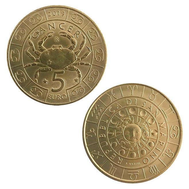 San Marino 5 Euro Kreeft 2019, Postzegels en Munten, Munten | Europa | Euromunten, Verzenden