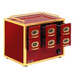 GGM Gastro | Warmhoudladen - 2x3 lades - voor amandelen en |, Verzenden, Nieuw in verpakking, RVS Meubilair