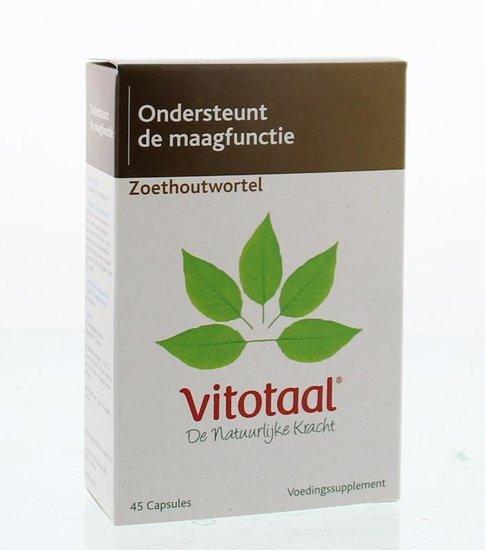 Vitotaal Zoethoutwortel - 45 capsules, Diversen, Braces, Verzenden