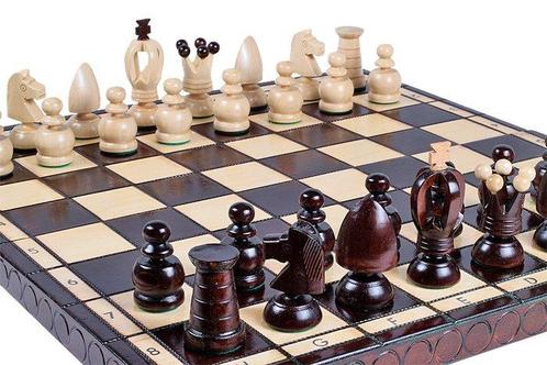 Schaakspel - Hout, Antiek en Kunst, Curiosa en Brocante
