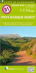 Wandelkaart 01 Pays Basque ouest - Labourd / Basse Navarre |, Nieuw, Verzenden