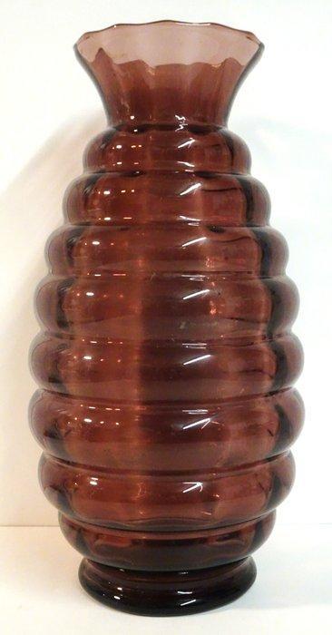 Verreries Doyen - Vaas - Model Florale - Glas - 30 cm, Antiek en Kunst, Antiek | Glas en Kristal