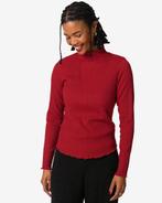 HEMA Dames top Dewi crinkle rood van €24.99 voor €17.49 sale, Kleding | Dames, Verzenden, Nieuw