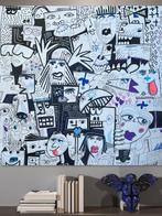 Denis OSSO (1965) - La foule XXL - unique original, Antiek en Kunst