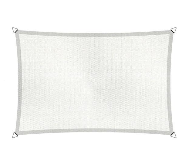 Schaduwdoek waterdicht HDPE rechthoek 4x5 zandkleur, Tuin en Terras, Schaduwdoeken