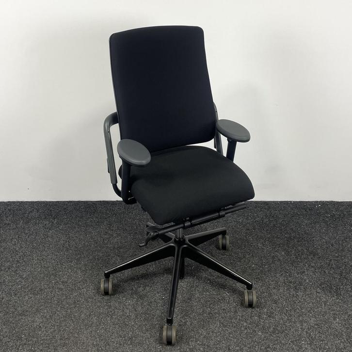 Bureaustoel Grahl Xenium - Zwart Voetkruis, Huis en Inrichting, Bureaustoelen, Bureaustoel, Zwart, Gebruikt, Ergonomisch, Ophalen of Verzenden