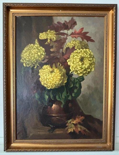 Hendrik van Leeuwen (1890-1970) - Stilleven met bloemen, Antiek en Kunst, Kunst | Schilderijen | Klassiek