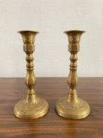 Kaarsenhouder (2) - Verguld brons - Frankrijk 19e eeuw, Antiek en Kunst