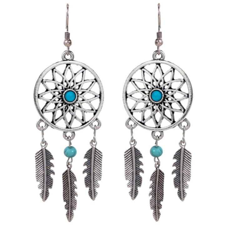 Fako Bijoux - Oorbellen - Dromenvanger - Turquoise Kraal, Sieraden, Tassen en Uiterlijk, Oorbellen, Verzenden