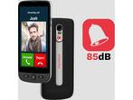 Swissvoice S510-M met wallet hoesje, senior mobiele telefoon, Verzenden, Zo goed als nieuw