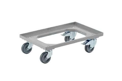 Dollies 600x400mm 2 met vaste wielen 2 zwenkwielen met rem, Zakelijke goederen, Horeca | Keukenapparatuur, Verzenden