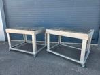WERKTAFEL | 2x | RVS onderframe, Zakelijke goederen, Machines en Bouw | Metaalbewerking
