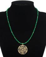 Emeraude-Talisman Celtisch van de Triskèle: Chakra-balans &, Antiek en Kunst
