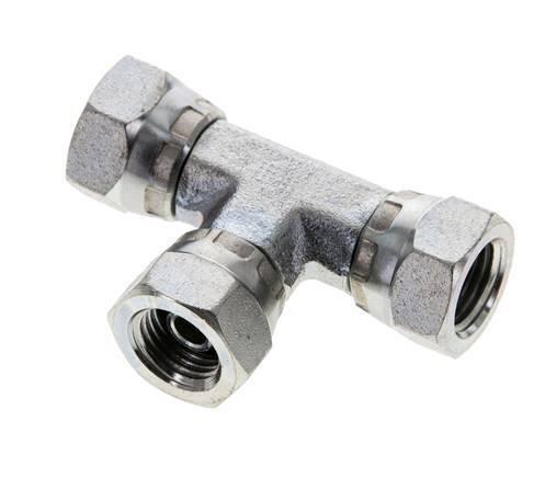 T-koppeling G1/4 Binnendraad Staal hydrauliek 400bar, Doe-het-zelf en Verbouw, Overige Doe-het-zelf en Verbouw, Nieuw, Verzenden