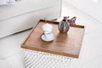 Massives Tablett MAKASSAR 50cm Sheesham steenafwerking, Huis en Inrichting, Woonaccessoires | Overige, Ophalen of Verzenden, Nieuw