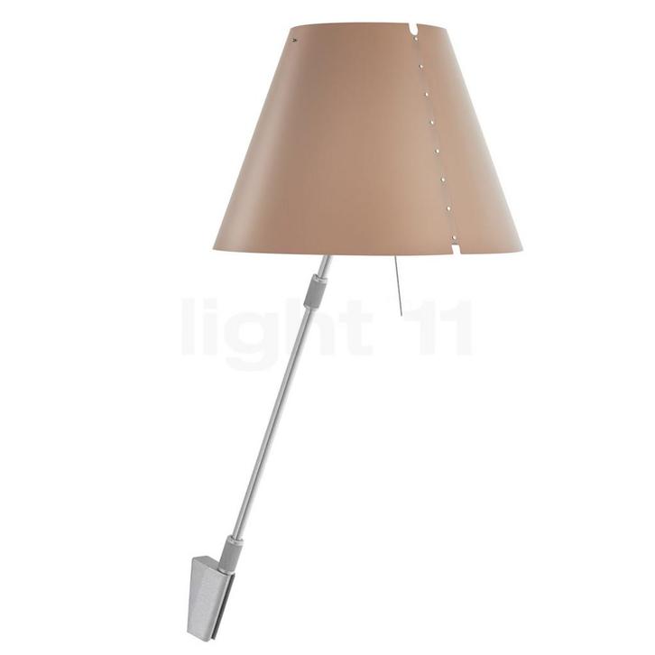 Luceplan Costanza Wandlamp, lampenkap nougat - telescoop - m, Huis en Inrichting, Lampen | Wandlampen, Nieuw, Verzenden