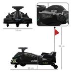 TRUUSK Kinder Elektrische Kart 12 V 3-8km/h Drift Kart Met D, Verzenden, Nieuw