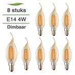 8x E14 LED lamp | Kaarslamp |  4W 2500K extra warm | Dimbaar, Nieuw, Sfeervol, Led-lamp, 30 tot 60 watt
