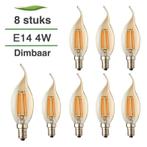 8x E14 LED lamp | Kaarslamp |  4W 2500K extra warm | Dimbaar, Huis en Inrichting, Lampen | Losse lampen, 30 tot 60 watt, Led-lamp