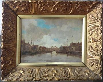 J.H v. Mastenbroek (XX) - Stadsgezicht vanaf een rivier of beschikbaar voor biedingen