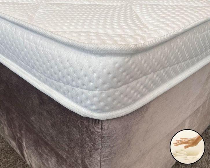 Tencel topper Nasa traagschuim - 90 x 200, Huis en Inrichting, Slaapkamer | Matrassen en Bedbodems