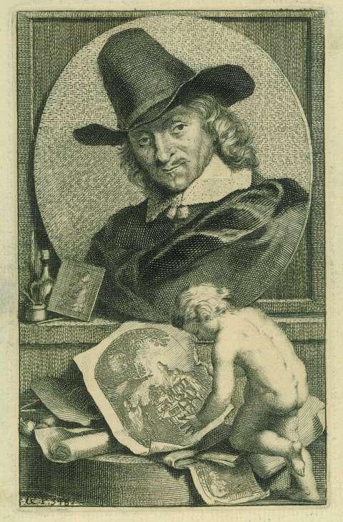 Portrait of Adriaen van Ostade, Antiek en Kunst, Kunst | Etsen en Gravures
