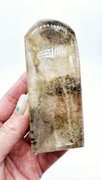 Lodoliet punt - Garden quartz (groot stuk), Verzamelen, Mineralen en Fossielen