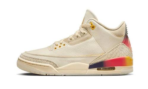 Air Jordan 3 Retro SP J Balvin Medellín Sunset - 38.5, Kleding | Dames, Schoenen, Sneakers of Gympen, Nieuw, Verzenden