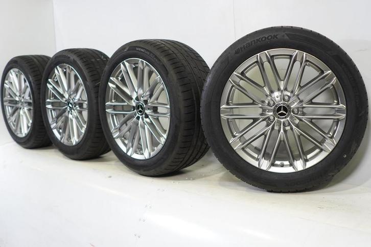 Mercedes S Klasse W223 19 inch velgen Hankook Zomerbanden Or, Auto-onderdelen, Banden en Velgen, Velg(en), Gebruikt, 19 inch, Zomerbanden