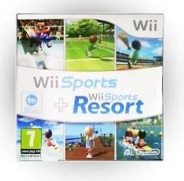 Wii Sports + Wii Sports Resort (Cardboard Sleeve) [Wii], Spelcomputers en Games, Games | Nintendo Wii, Zo goed als nieuw, Ophalen of Verzenden