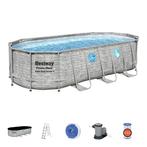 Groot Bestway Opzetzwembad 549x274x122 cm - Met Filterpom..., Tuin en Terras, Zwembaden, Ophalen of Verzenden, Nieuw