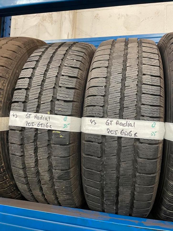 205-65-16C GT Radial ALL SEASON 8mm BUSBANDEN 205 65 16 C, Auto-onderdelen, Banden en Velgen, 16 inch, All Season, 205 mm, Bestelwagen