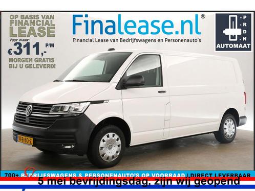 Volkswagen Transporter 2.0 TDI L2H1 DSG AUT 150PK PDC €311pm, Auto's, Bestelauto's, Lease, Automaat, Diesel, Volkswagen, Wit, Verzenden