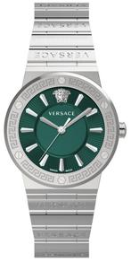 Versace VEVH00920 Greca Logo dameshorloge 38 mm, Sieraden, Tassen en Uiterlijk, Horloges | Dames, Overige merken, Staal, Staal