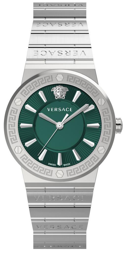 Versace VEVH00920 Greca Logo dameshorloge 38 mm, Sieraden, Tassen en Uiterlijk, Horloges | Dames, Staal, Nieuw, Staal, Overige merken