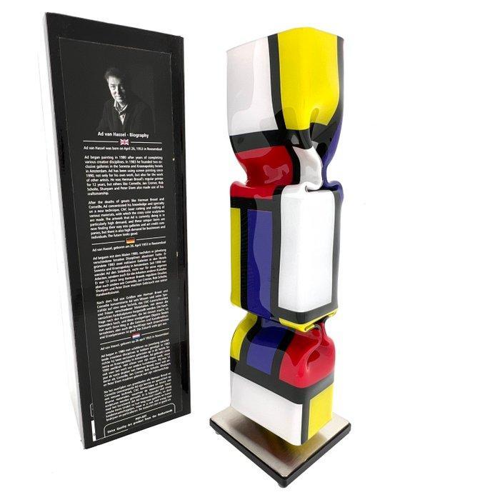 Ad van Hassel (1953) - Homage to Piet Mondriaan, Antiek en Kunst, Kunst | Designobjecten